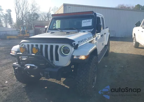 2021 Jeep Gladiator Overland 4X4 z USA, uszkodzony, nr VIN 1C6HJTFG8ML541105